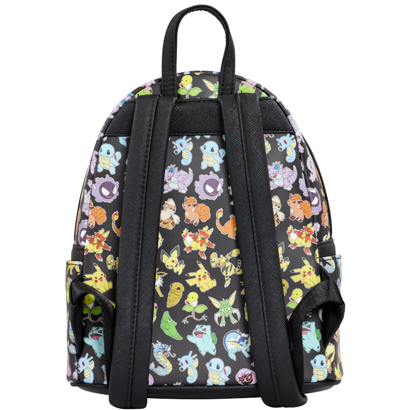 Pokemon Loungefly Mini Backpack - Pokemon Party Full Print
