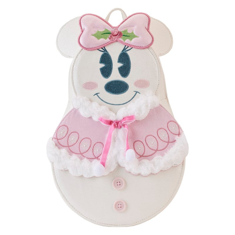 Disney Loungefly Mini Backpack Minnie Pastel Figural Snowman