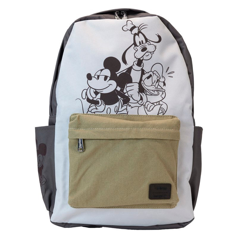 Disney Loungefly Nylon Backpack - Mickey and Friends Canvas