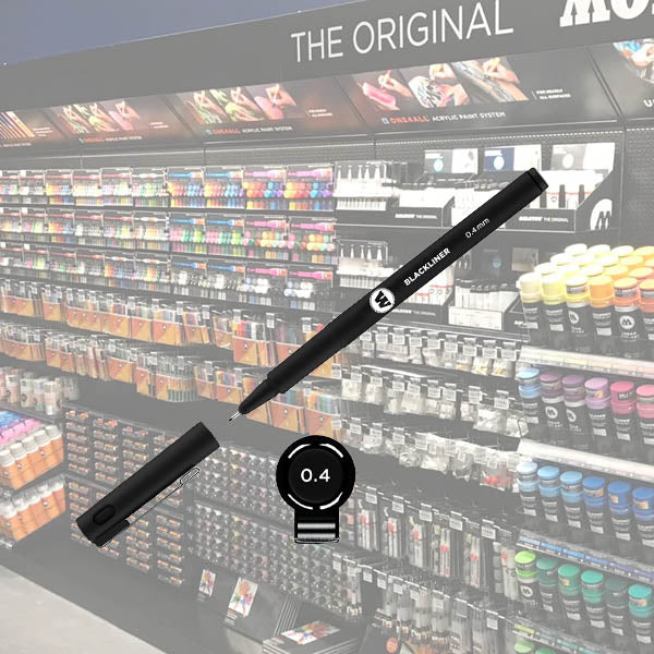 Molotow Blackliner 0.4mm Black