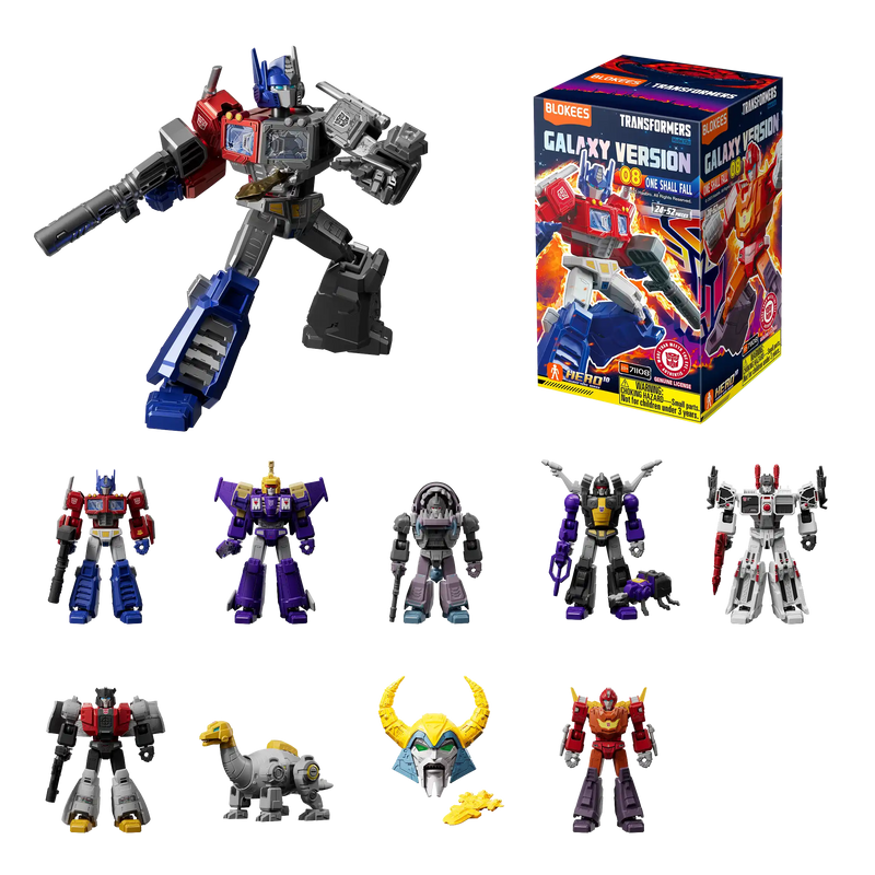 Transformers Blokees Galaxy Version 08 One Shall Fall asst 9pcs