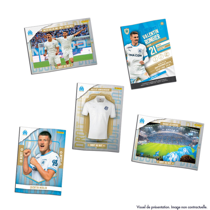 Olympique de Marseille Panini TC - 125th Anniversary Box, 50 Cards + 2 UFO Cards