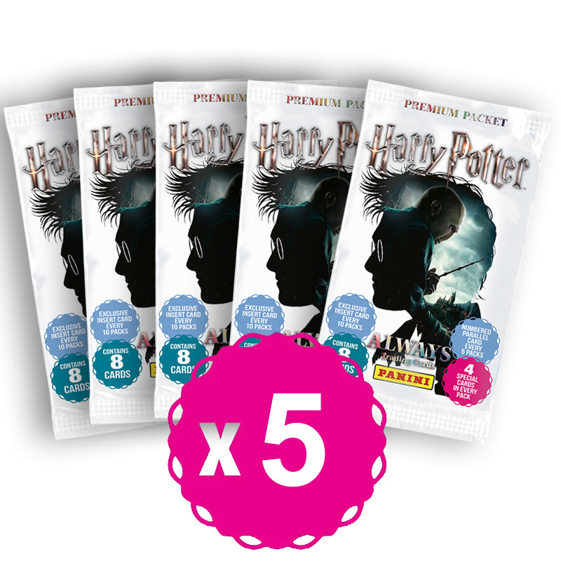 Harry Potter Always Trading Cards Blaster Box (5 Premium Packs of 8 Cards)