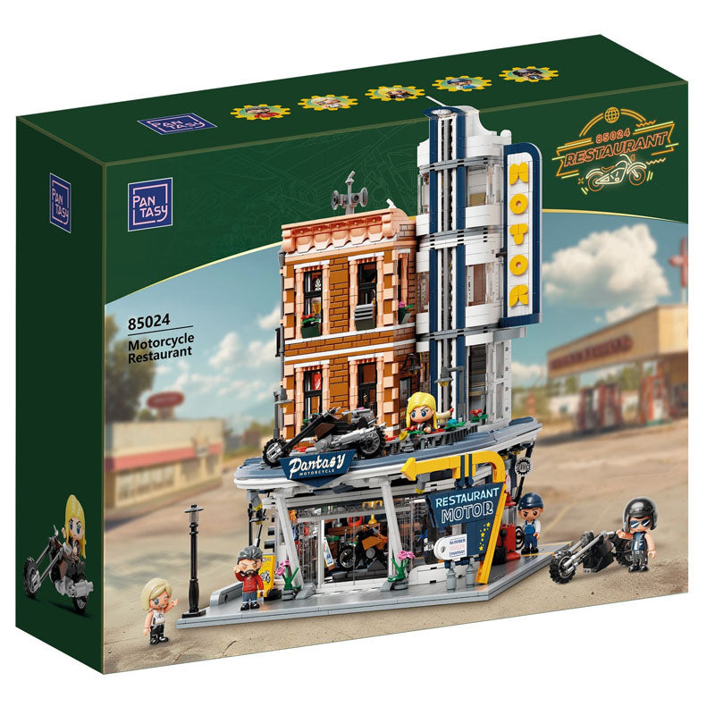 Retro Series Pantasy Motorcycle Restaurant 42cm
