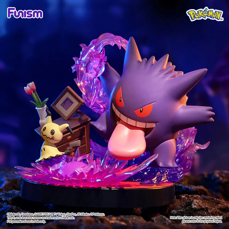 Pokemon Funism Prime Figure Ectoplasma et Mimikyu 20cm
