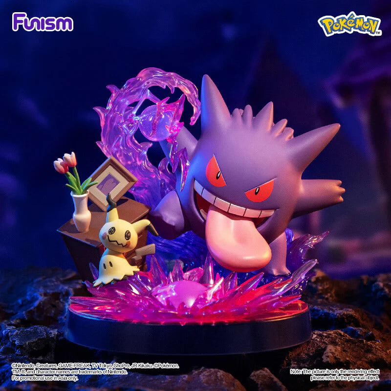 Pokemon Funism Prime Figure Ectoplasma et Mimikyu 20cm