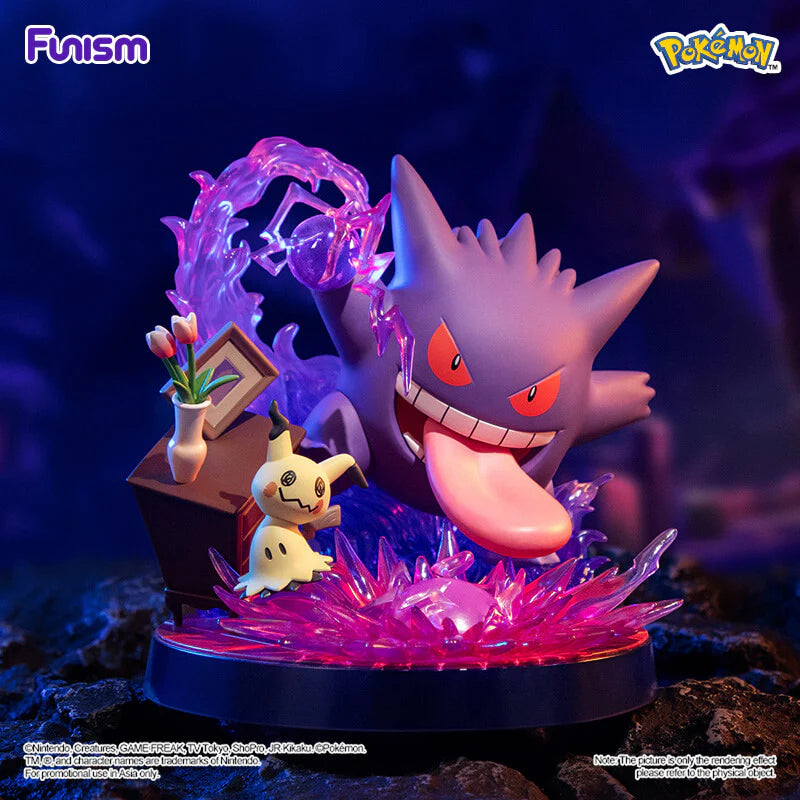 Pokemon Funism Prime Figure Ectoplasma et Mimikyu 20cm