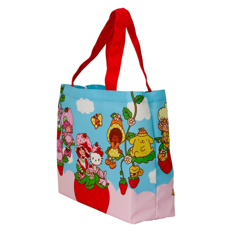 Hello Kitty Loungefly Tote Bag - Sanrio x Strawberry Shortcake