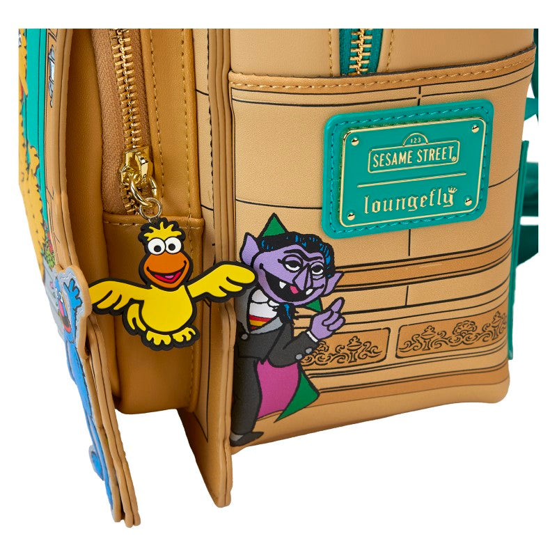 Sesame Street Loungefly Mini Backpack - Corner Building