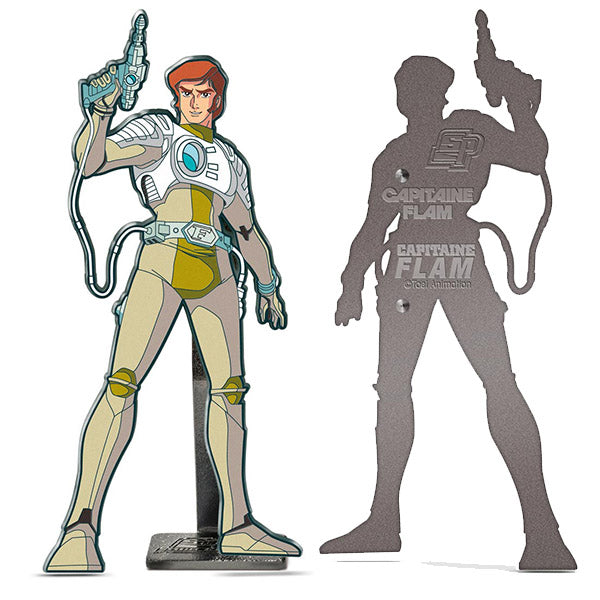 Captain Future Super Pin 10.5cm - Curtis Newton (Blister Card)