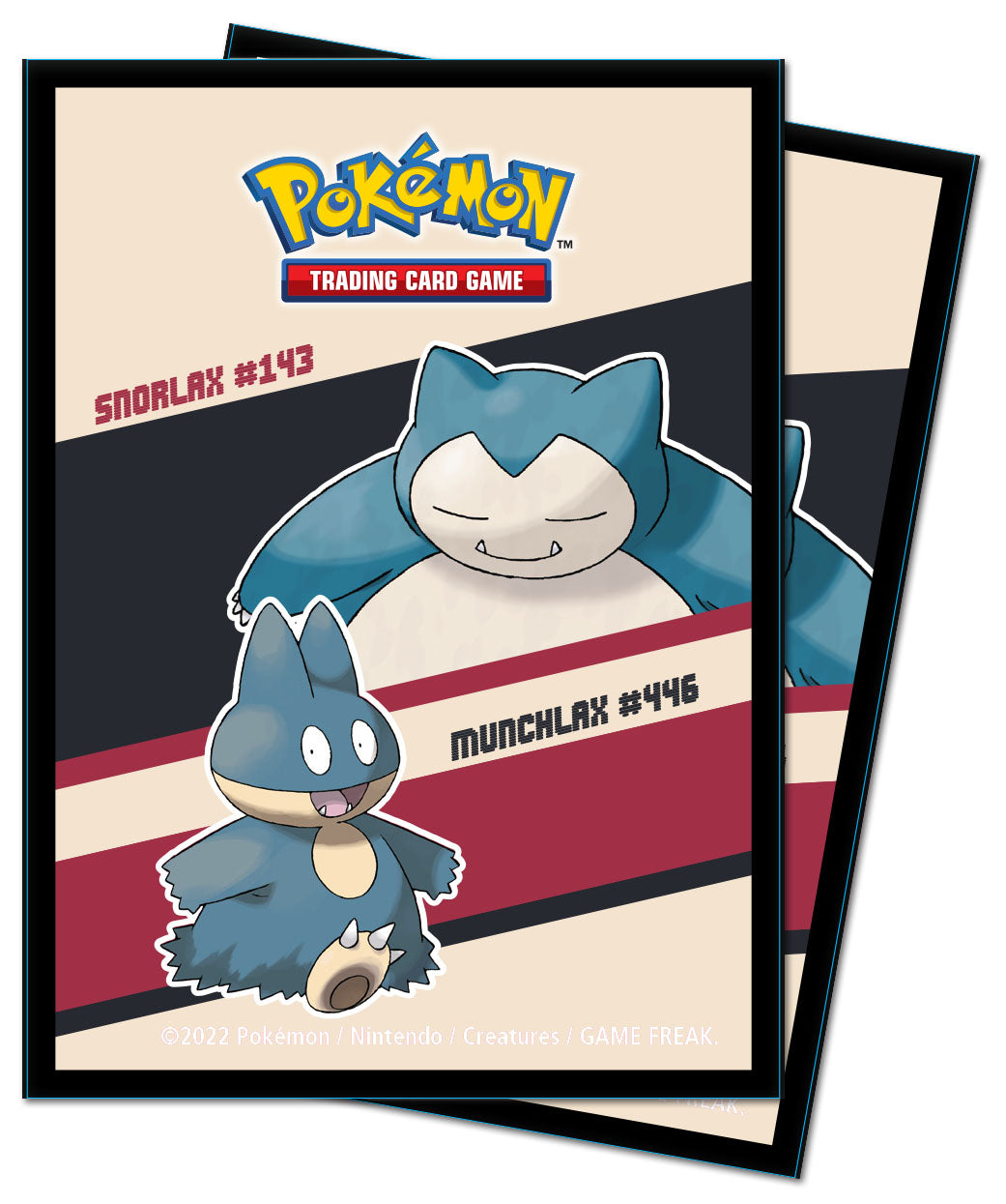 Pokemon Ultra Pro Deck Protector Sleeves - Snorlax & Munchlax (Pack of 65)