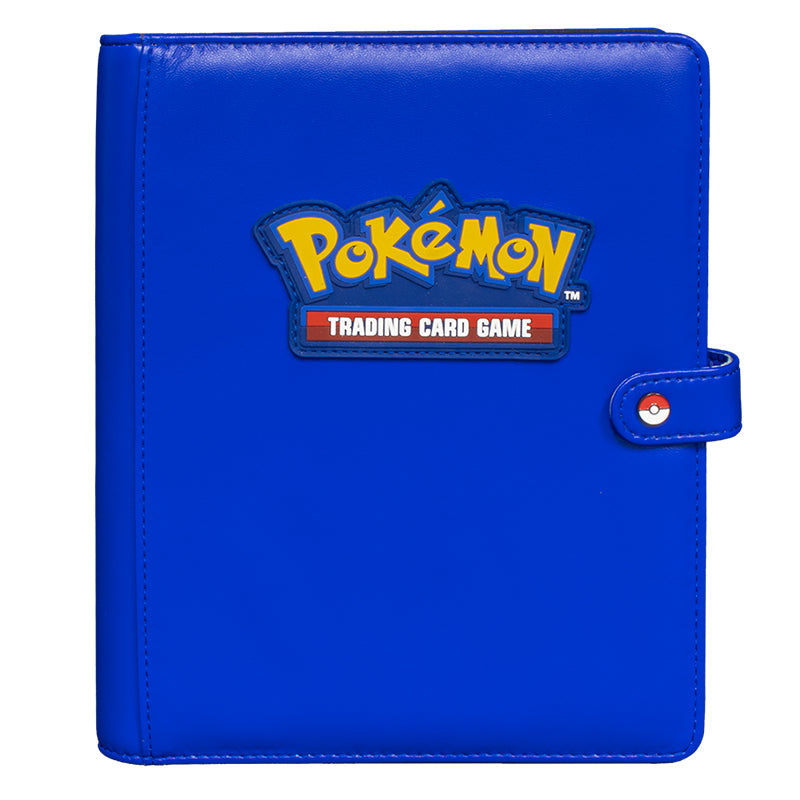 Pokemon Ultra Pro 4-Pocket Portfolio Premium Snap Binder 20 Pages Blue