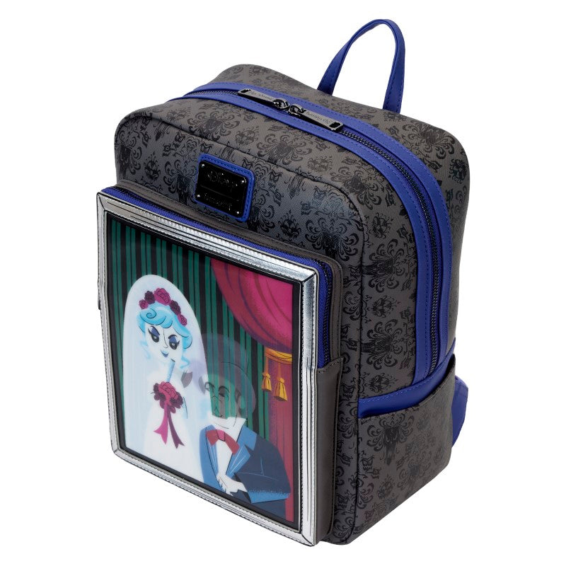 Disney Loungefly Mini Backpack Haunted Mansion Black Widow Bride