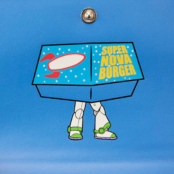 Disney Loungefly Portefeuille Toy Story Pizza Planet Super Nova Burger