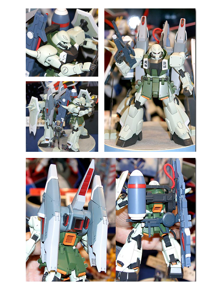 1/100 Zaku Warrior + Blaze & Gunner