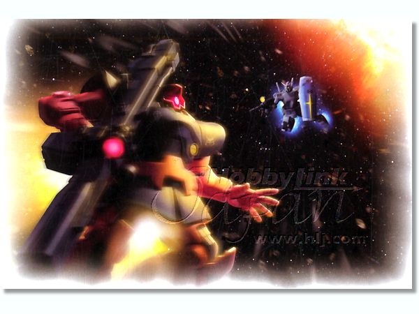1/144 HGUC RX-78-3 G-3 Gundam + Char's Custom MS-09RS Rick-Dom