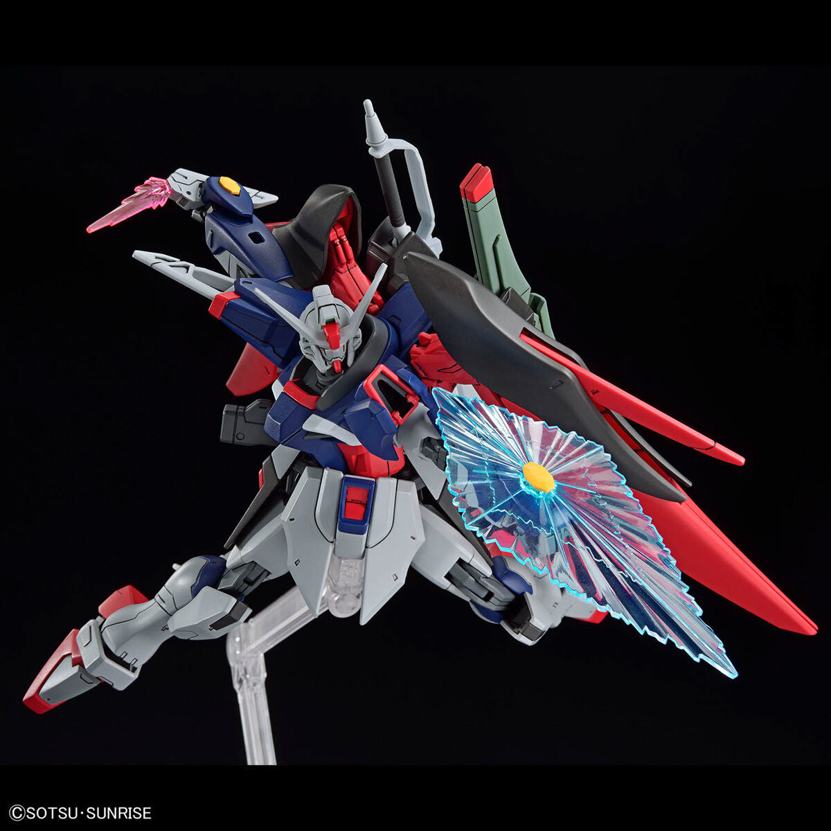 1/144 HG Destiny Gundam Spec II & Zeus Sillouette