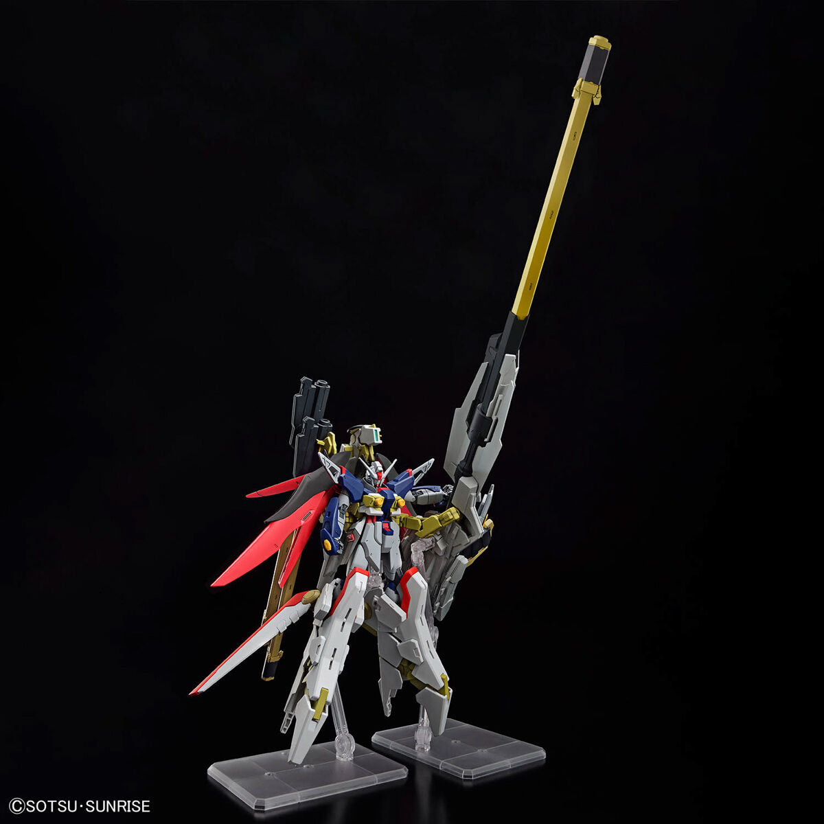 1/144 HG Destiny Gundam Spec II & Zeus Sillouette