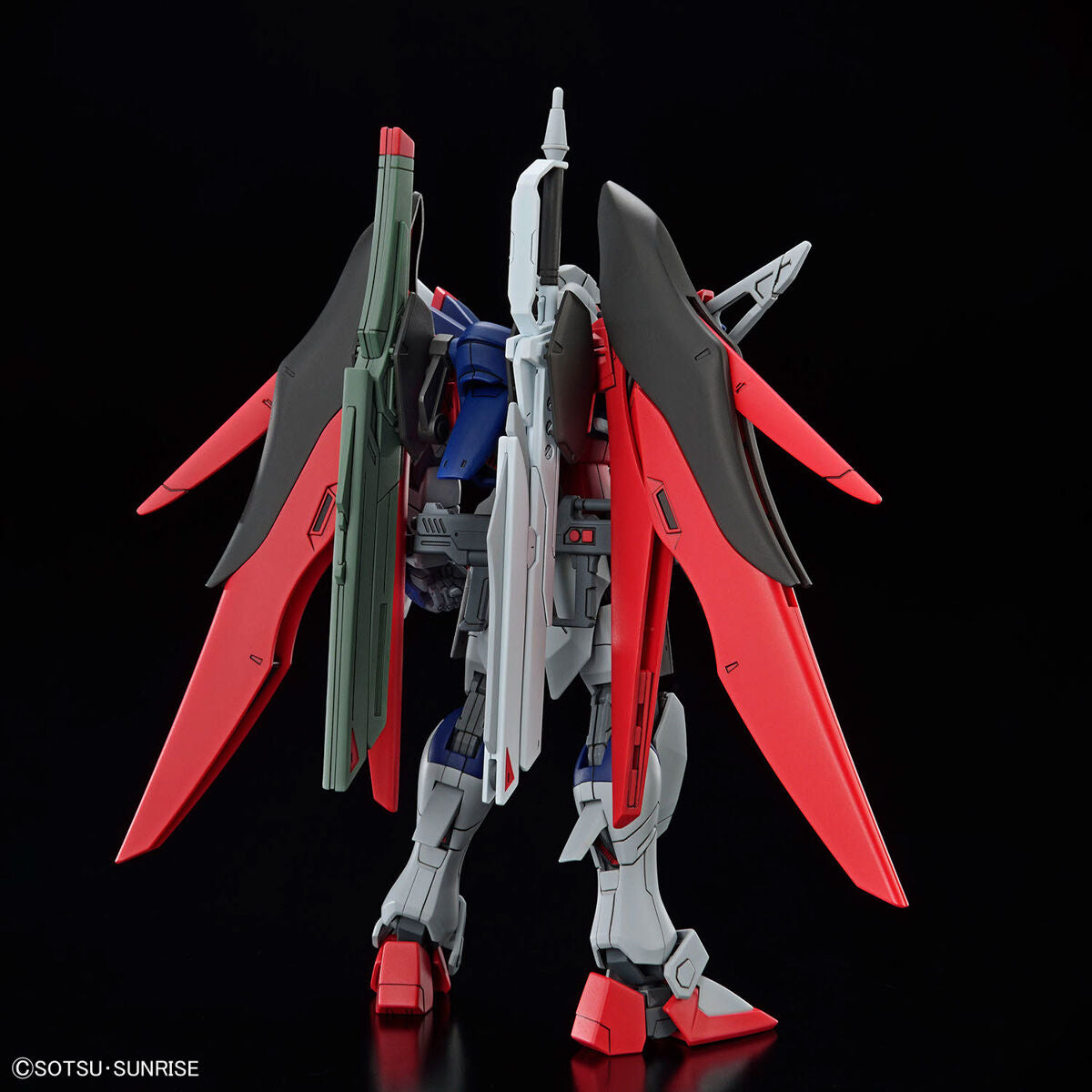 1/144 HG Destiny Gundam Spec II & Zeus Sillouette