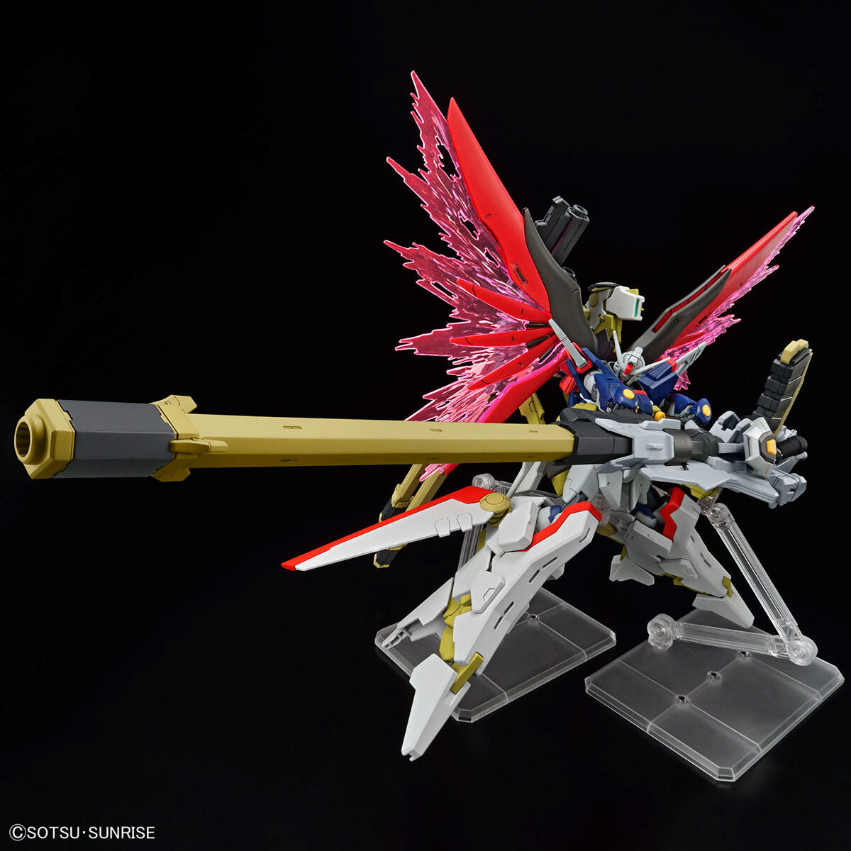 1/144 HG Destiny Gundam Spec II & Zeus Sillouette