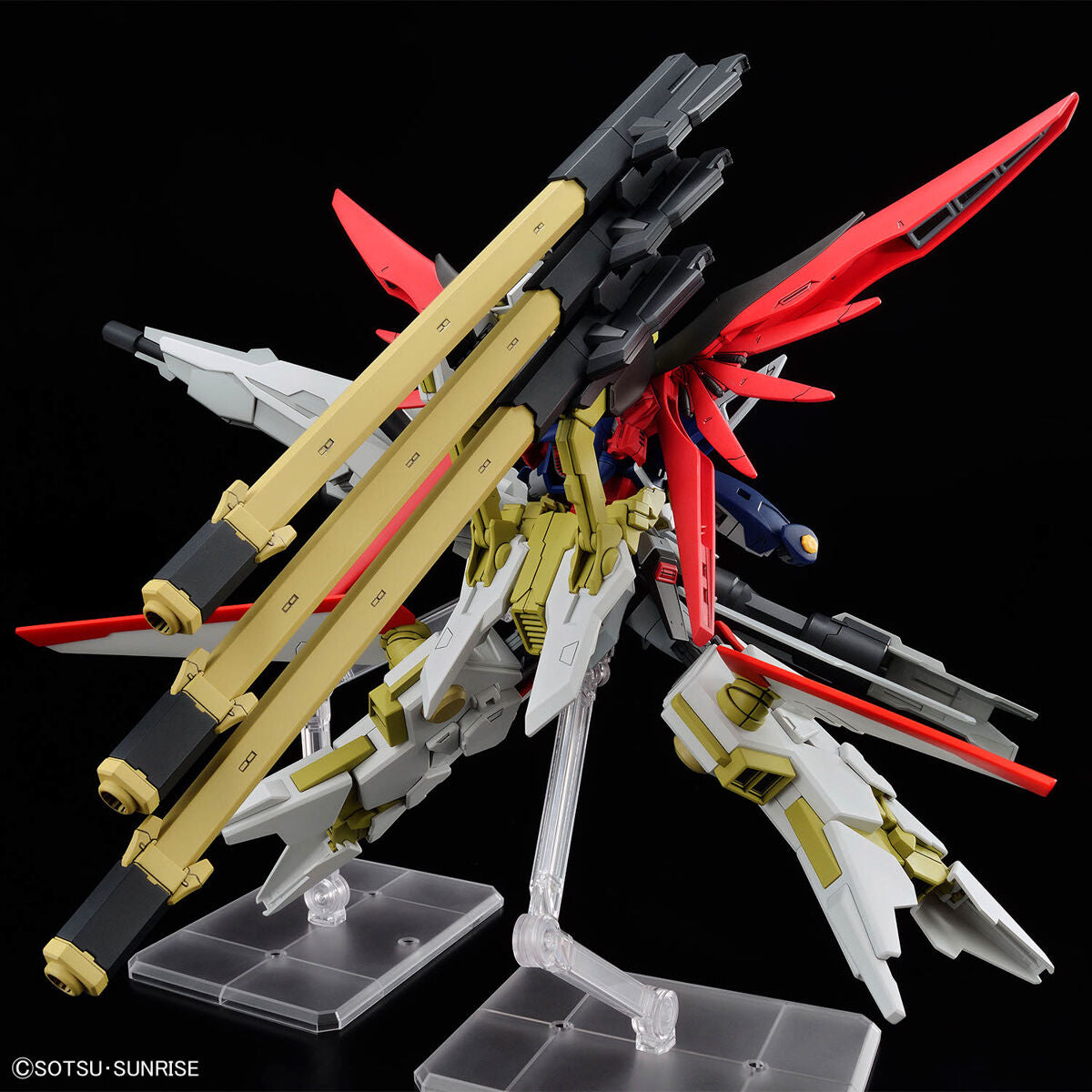 1/144 HG Destiny Gundam Spec II & Zeus Sillouette