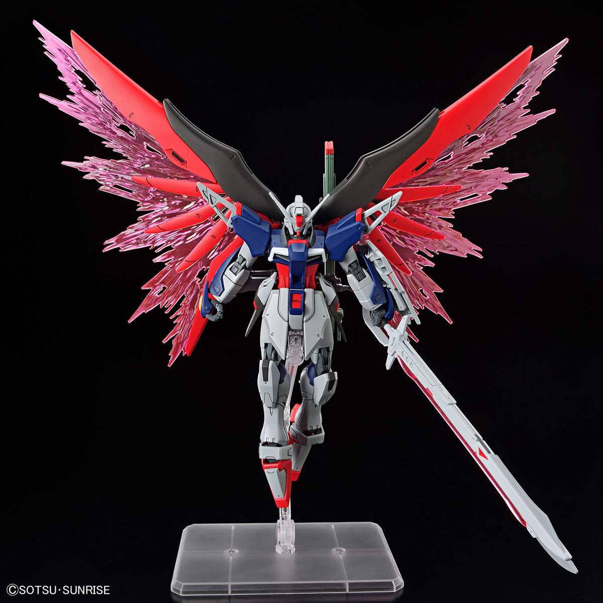 1/144 HG Destiny Gundam Spec II & Zeus Sillouette