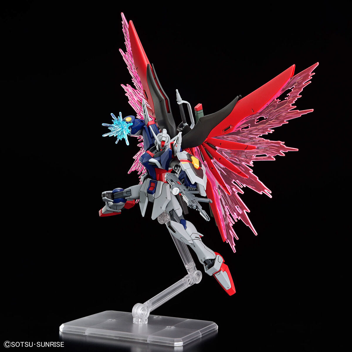 1/144 HG Destiny Gundam Spec II & Zeus Sillouette
