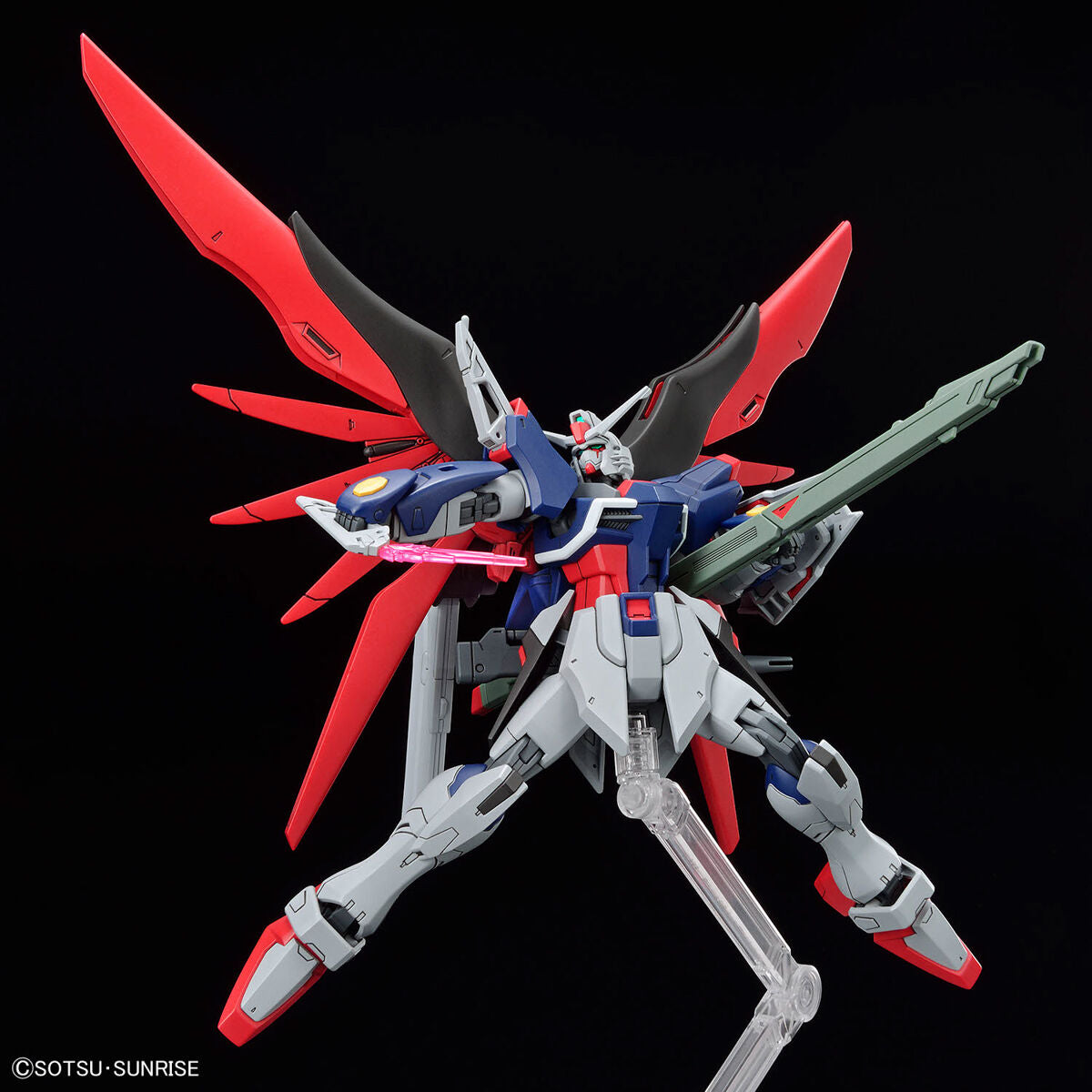 1/144 HG Destiny Gundam Spec II & Zeus Sillouette