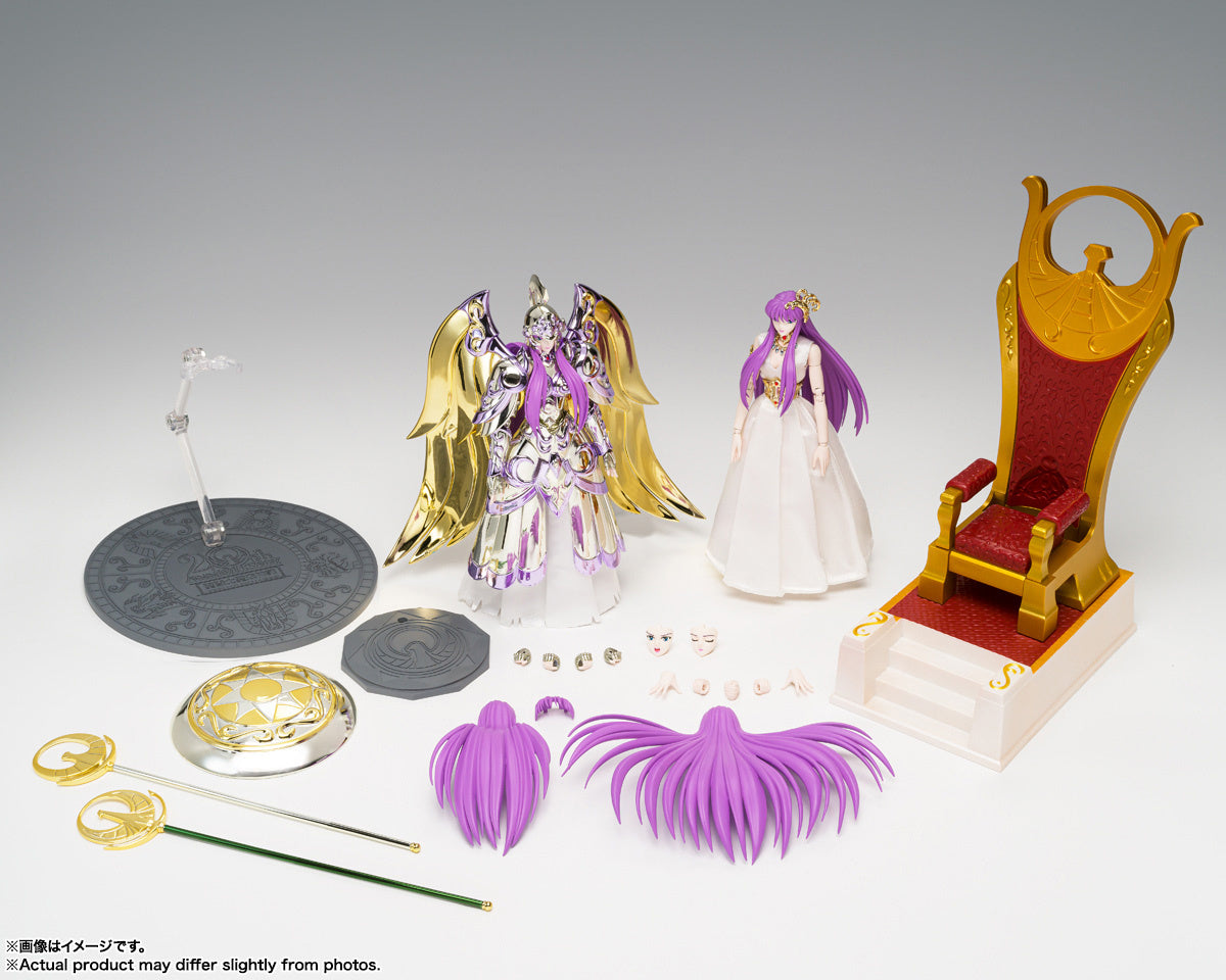 Saint Seiya Myth Cloth EX Goddess Athena & Saori Kido -Divine Saga Premium Set