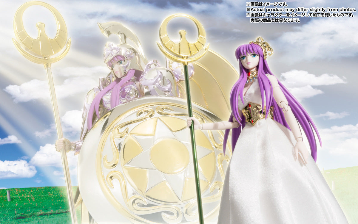 Saint Seiya Myth Cloth EX Goddess Athena & Saori Kido -Divine Saga Premium Set
