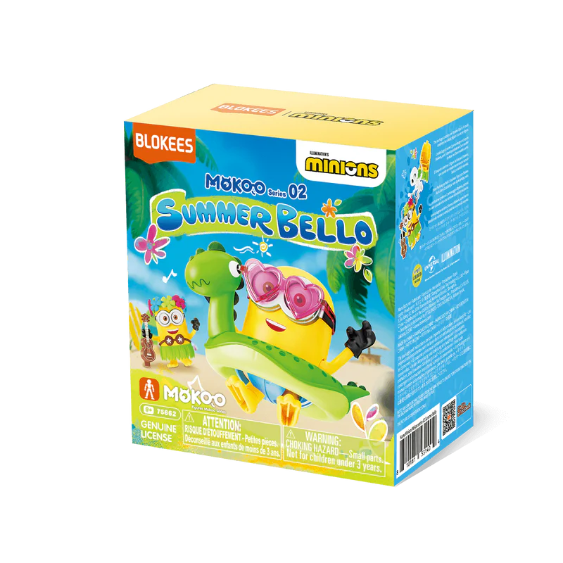 Minions Blokees Mokoo Series 02 Minions-N-Disguise Asst 6pcs