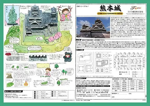 1/700 Kumamoto Castle