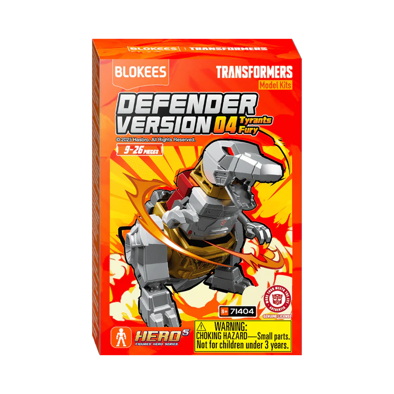 Transformers Blokees Defender Version 04 Tyrants Fury asst: 12pcs
