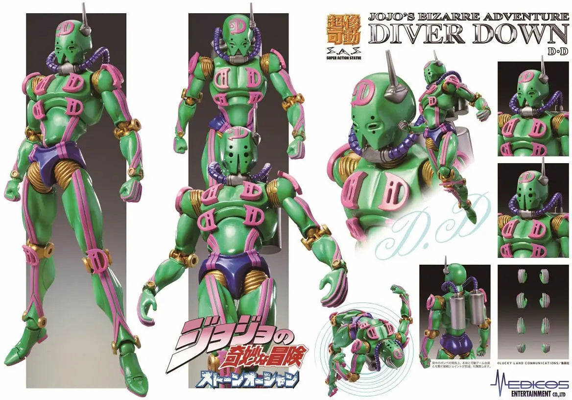 Super Action Statue Diver Down (JoJo's Bizarre Adventure Part 6 Stone Ocean)