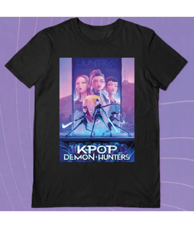 T-shirt - KPop Demon Hunters - Key Art - Huntrix - S