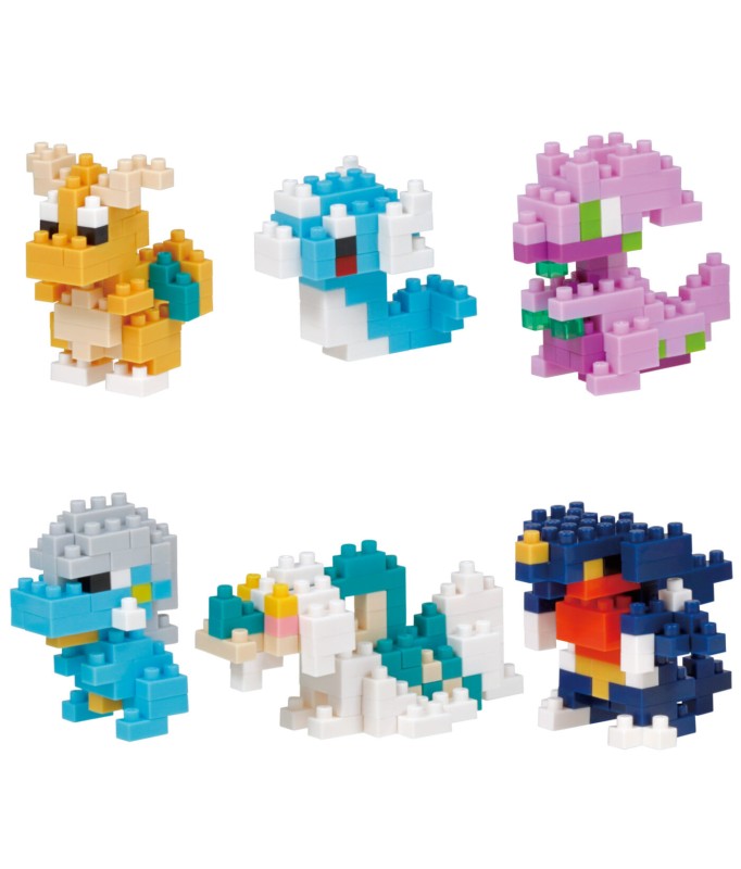Kawada NBMC_25 Nanoblock Mini Pokemon Dragon Type. 1 blind box