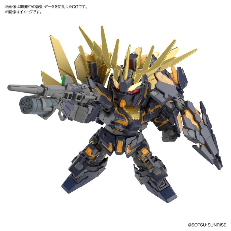 SD Gundam Cross Silhouette: Unicorn Gundam 2 Banshee (Destroy Mode) & Banshee Norn Parts Set