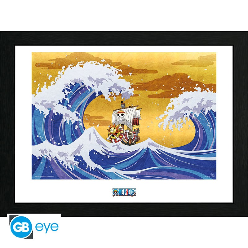 ONE PIECE - Stampa incorniciata "Thousand Sunny" (30x40) x2