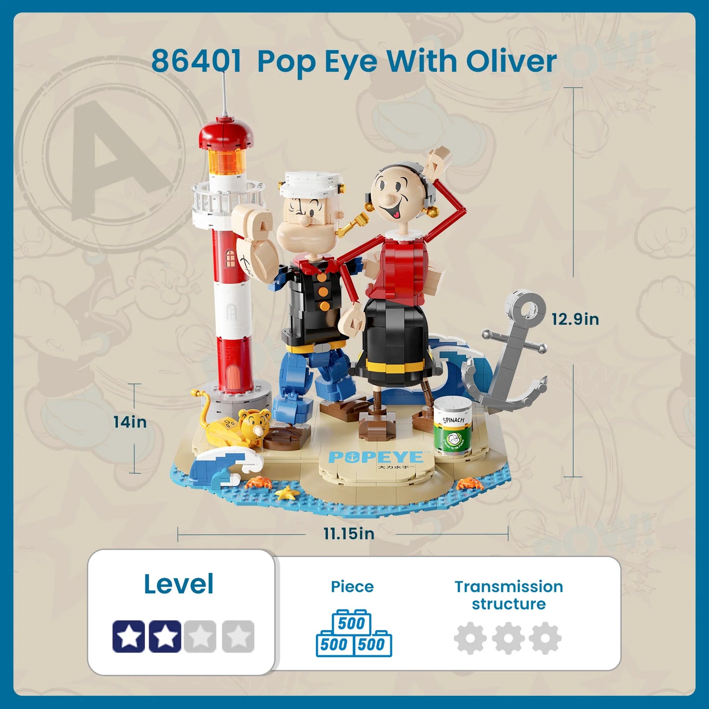 Pantasy Popeye With Olive 86401