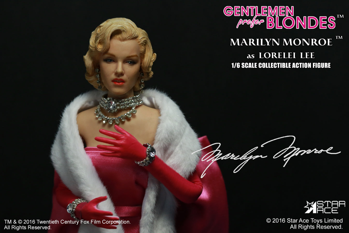 1/6 Marilyn Monroe "Lorelei Lee" Pink Dress ver.