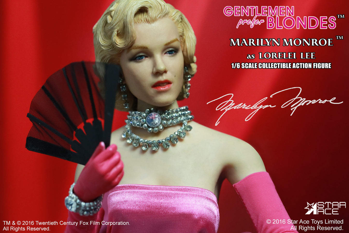 1/6 Marilyn Monroe "Lorelei Lee" Pink Dress ver.