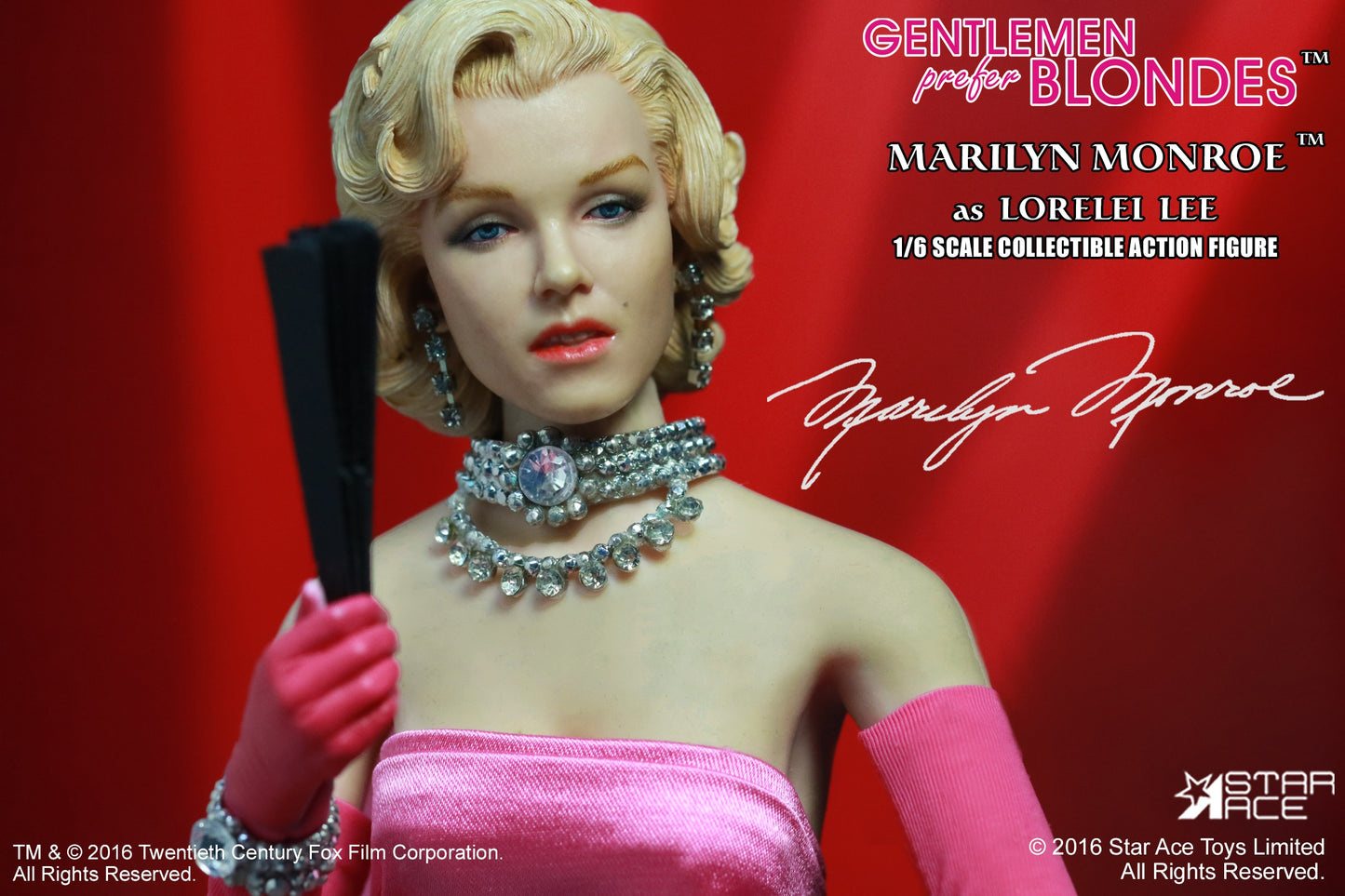 1/6 Marilyn Monroe "Lorelei Lee" Pink Dress ver.