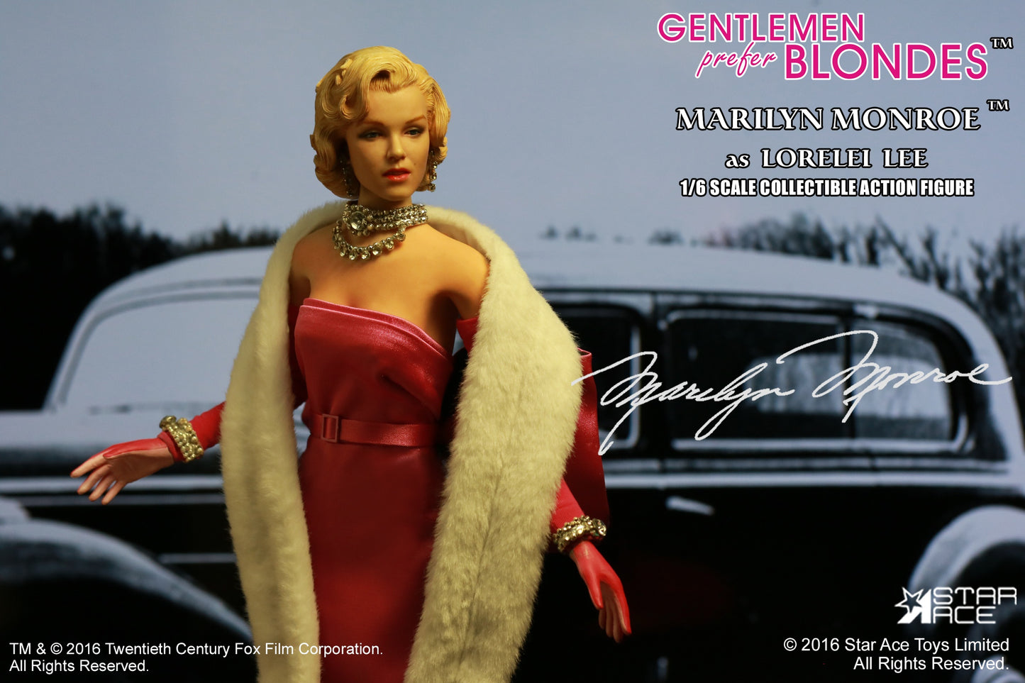 1/6 Marilyn Monroe "Lorelei Lee" Pink Dress ver.