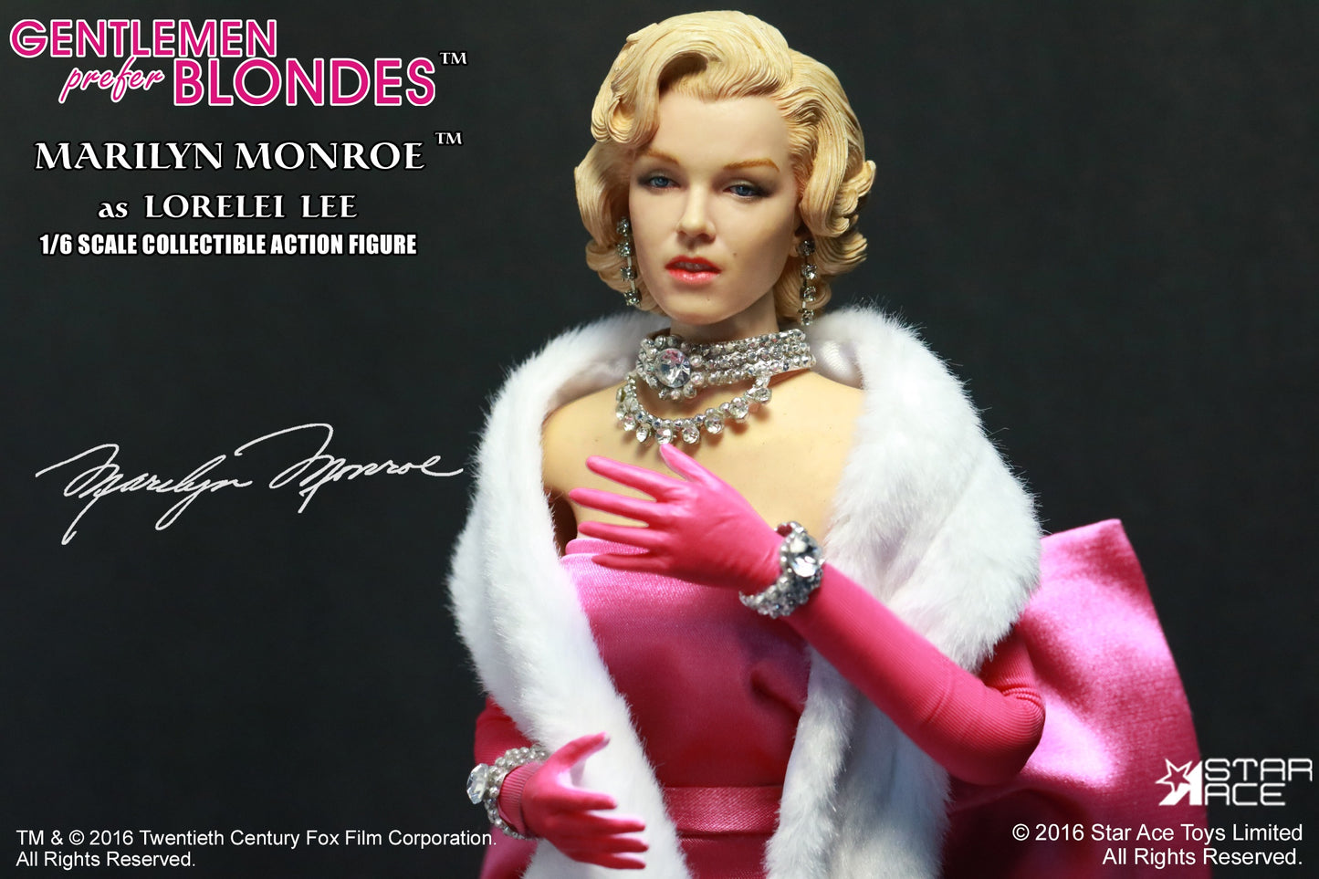 1/6 Marilyn Monroe "Lorelei Lee" Pink Dress ver.