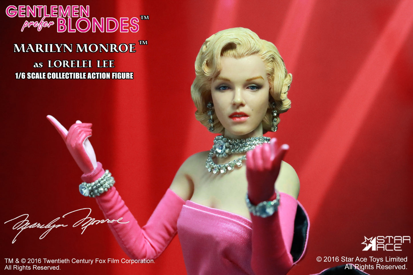 1/6 Marilyn Monroe "Lorelei Lee" Pink Dress ver.