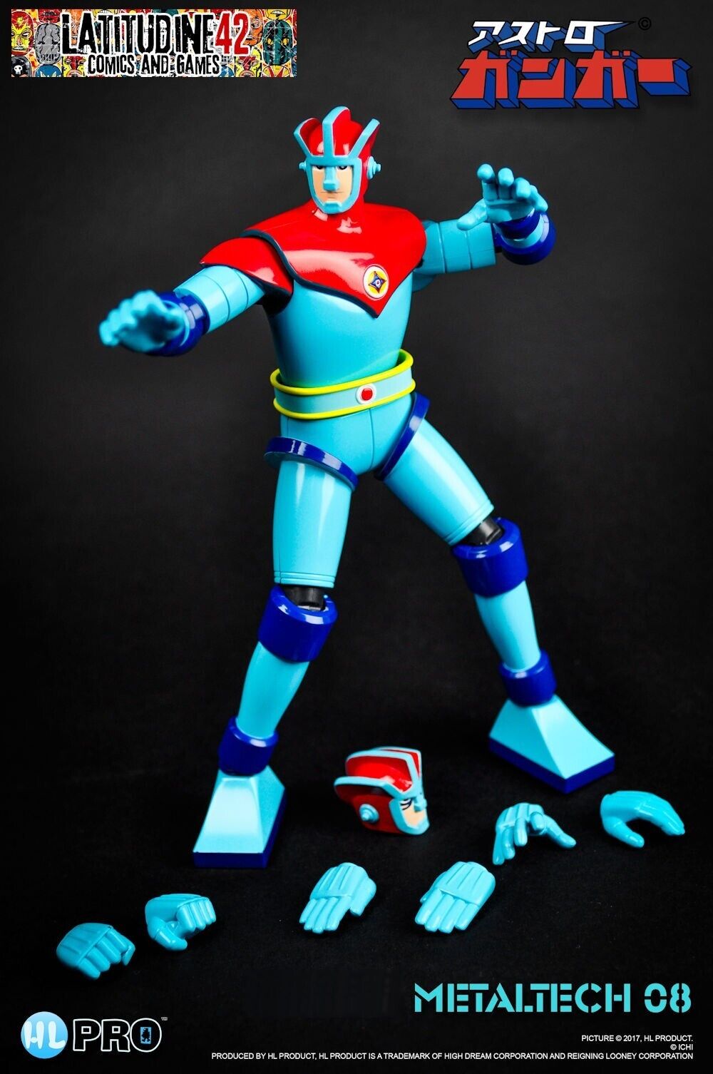 HL PRO METALTECH 08 ASTROGANGA ASTROGANGER DIE CAST ACTION FIGURE