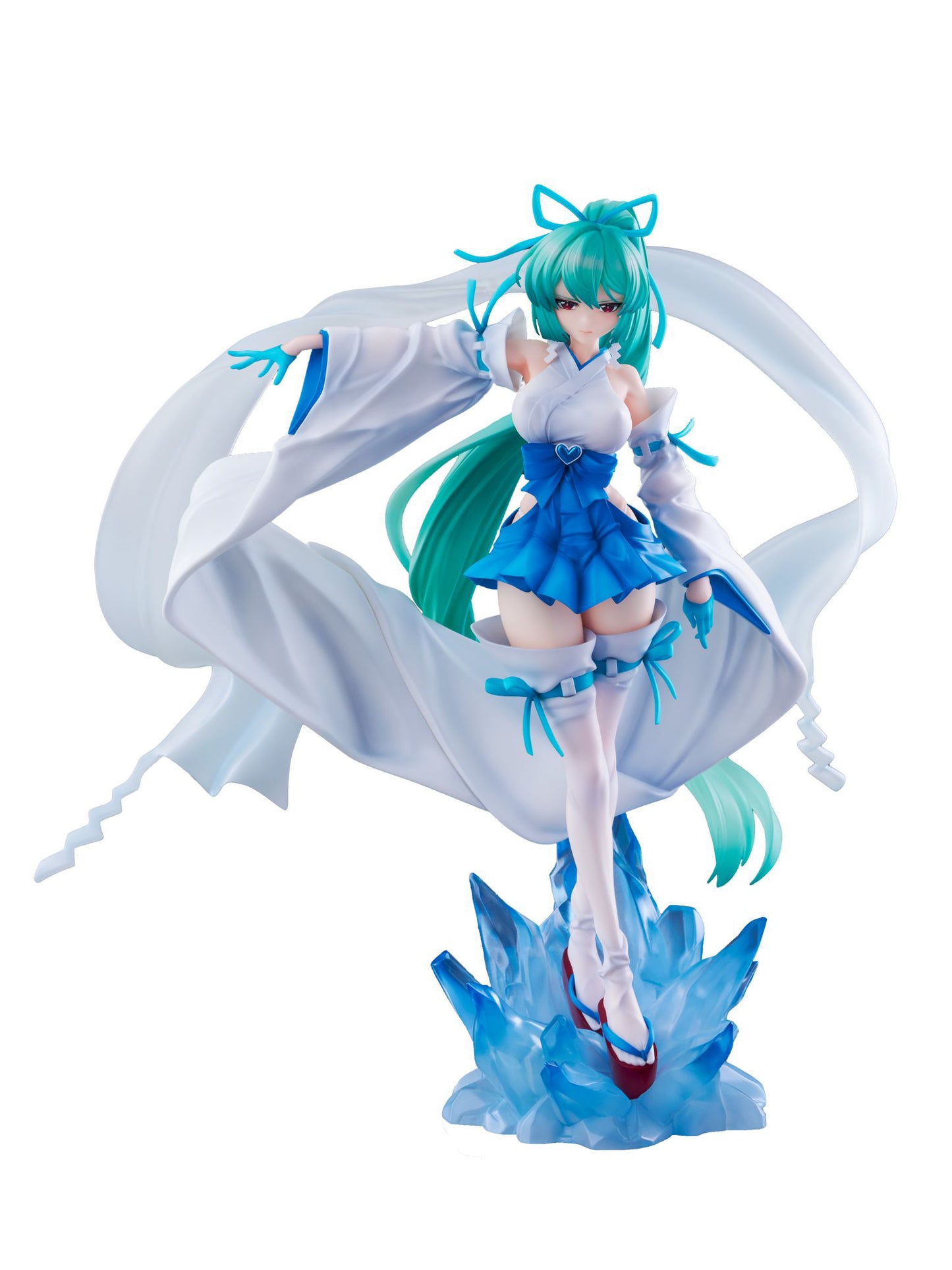 1/7 Gushing over Magical Girls: Magia Azul Thin Ice Shrine Maiden DX Ver)