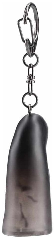 Spirited Away 3D Keychain No Face with gold dust