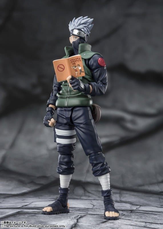 Naruto S.H.Figuarts Action Figure Kakashi Hatake -The famed Sharingan Hero- 16 cm