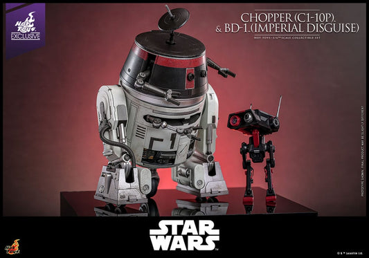 Star Wars Action Figure Set 1/6 Chopper (C1-10P™) & BD-1™ (Imperial Disguise) 18 cm & 8 cm